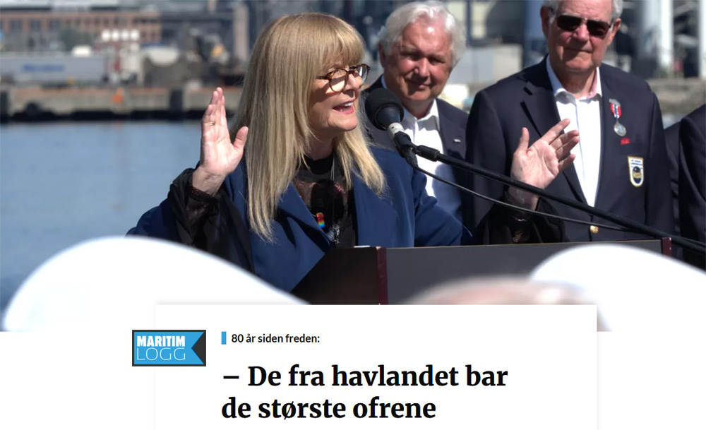Hanne hedret vikingkvinnene og krigsseilerne